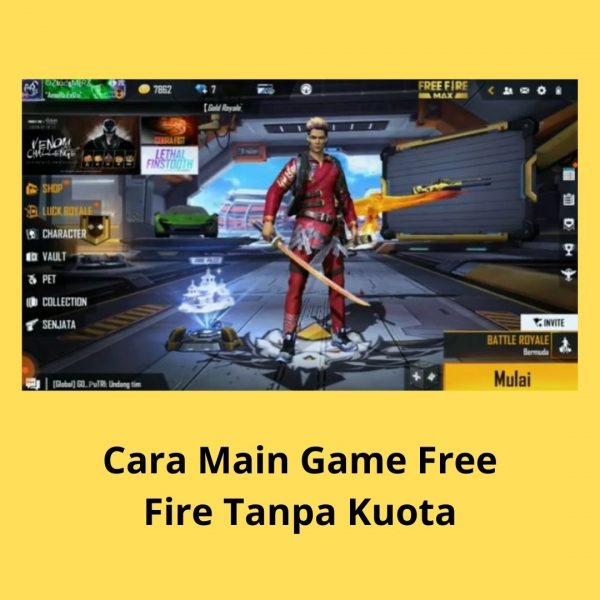 cara main game free fire tanpa kuota